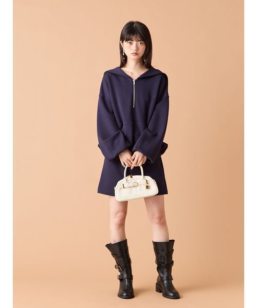 LILY BROWN（リリーブラウン） セットアップ ONE SIZE ネイビー 