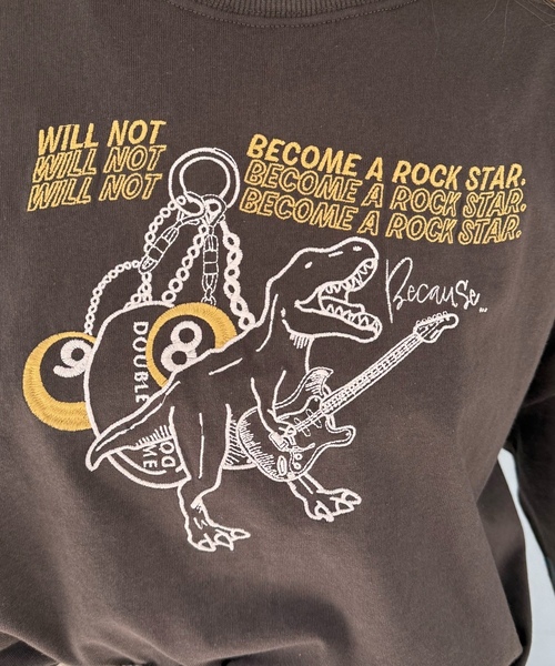「DOUBLE NAME」 半袖Tシャツ FREE オフホワイト レディース_画像2