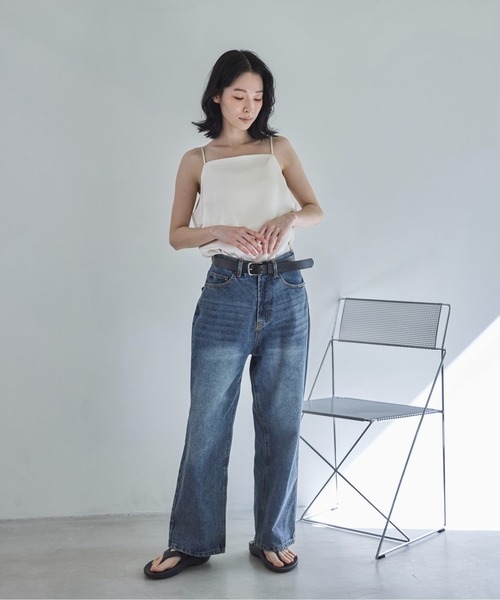 「feepur」 キャミソールブラウス MEDIUM アイボリー レディース_画像3