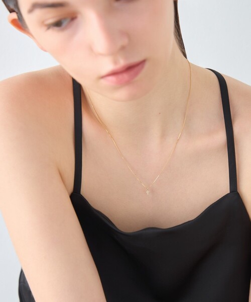 ネックレス 「レイヤード」 K18YG ダイヤモンド ネックレス レディースの画像