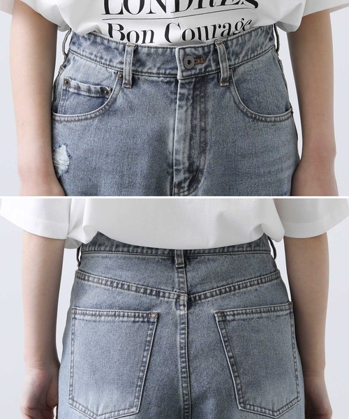「Gready Brilliant」 「AuieF」デニムパンツ 36 ブルー レディース_画像4