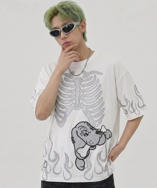 GALFY（ガルフィー） tシャツ A'GEM/9 × .kom 「GALFY/ガルフィー」骨