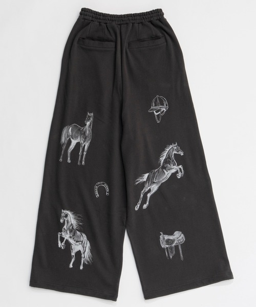 「MAISON SPECIAL」 スウェットパンツ 38 チャコールグレー レディース_画像6