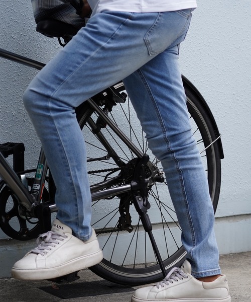 「adamsJUGGLER」 スキニーデニムパンツ M ブルー メンズ_画像3