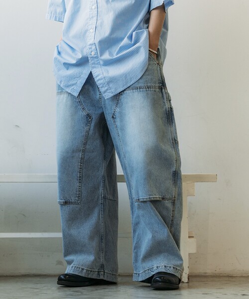 NAUTICA（ノーティカ） デニムパンツ MEDIUM ネイビー メンズ