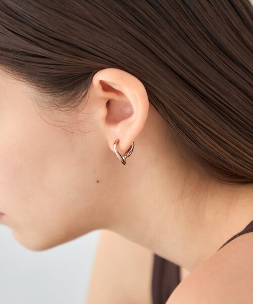 ete（エテ） ピアス ハートフルライン ハグピアス レディース