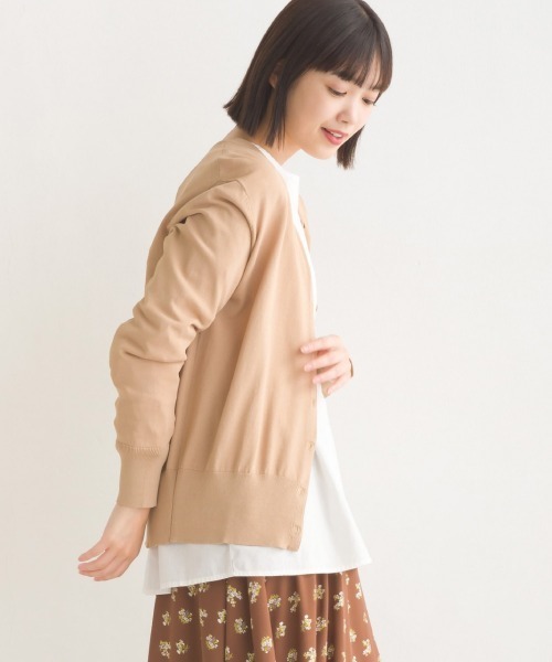 OMNES（ファッション） カーディガン レーヨンナイロン シェル