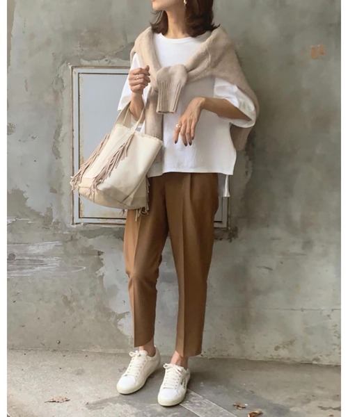 【関税込み】★Golden ★テーパード ハイウエストパンツ She's Closet パンツ センタープレスタック入りハイウエスト