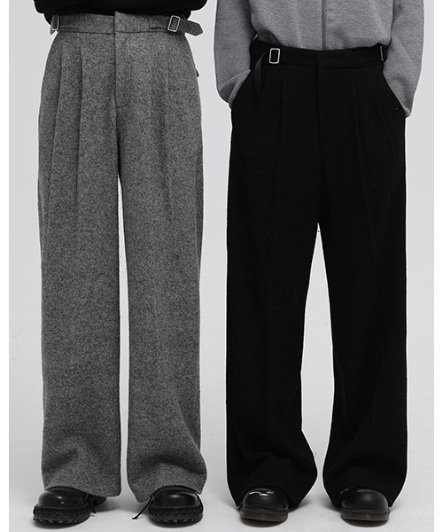 MASONPRINCE ワイドパンツ スラックス 「MASONPRINCE」2 tuck wide