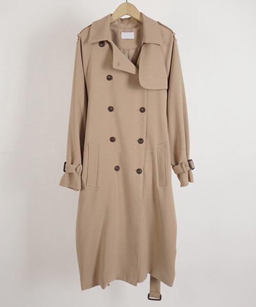madameH CLOSET トレンチコート　MH50 サイズ36 ベージュ DAY CLOSET トレンチコート コート レディース ウエストマーク