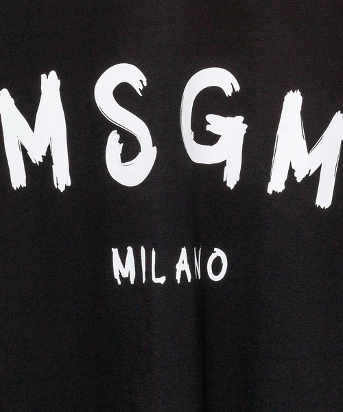 MSGM tシャツ 「Basic Color」MSGM ブラッシュロゴTシャツ