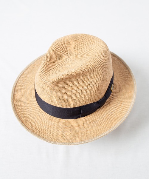 帽子 ハット ラフィアこま編み　BF / Raffia Fine Knit Hat メンズ | KNOX(革小物) | 10