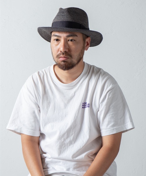 帽子 ハット ラフィアこま編み　BF / Raffia Fine Knit Hat メンズ | KNOX(革小物) | 16