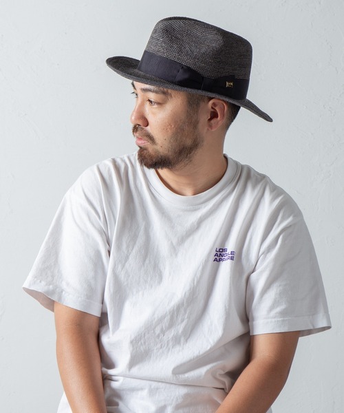 帽子 ハット ラフィアこま編み　BF / Raffia Fine Knit Hat メンズ | KNOX(革小物) | 18