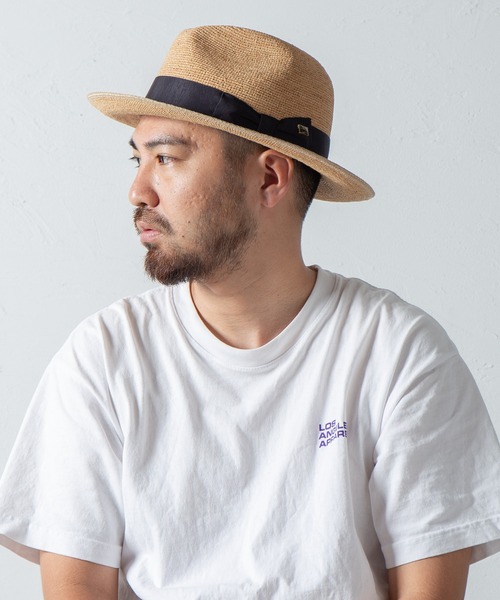 帽子 ハット ラフィアこま編み　BF / Raffia Fine Knit Hat メンズ | KNOX(革小物) | 19