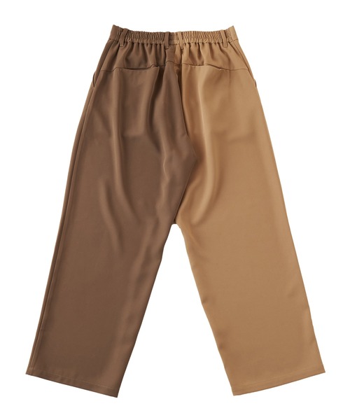 メンズ トラウザーパンツ スラックス ベージュ クリーム ホワイト ワイドタック SITRY スラックス 2Tuck Drape Wide Pants/2タック ドレープ