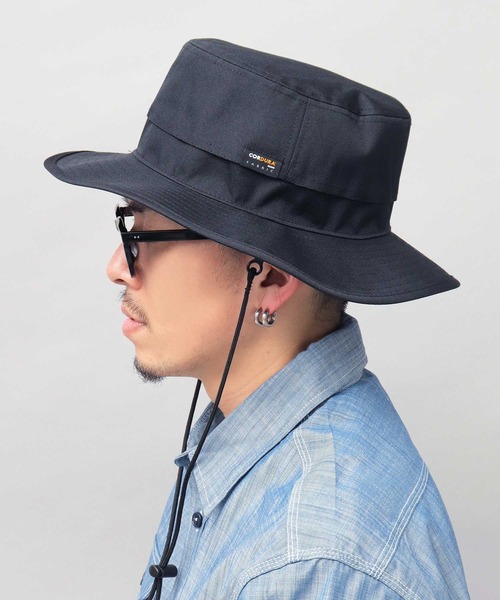 A.M.S. 帽子 ハット 別注 CORDURAポリエステル フラットブリム