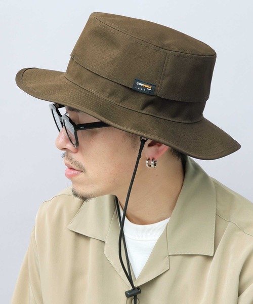 A.M.S. 帽子 ハット 別注 CORDURAポリエステル フラットブリム