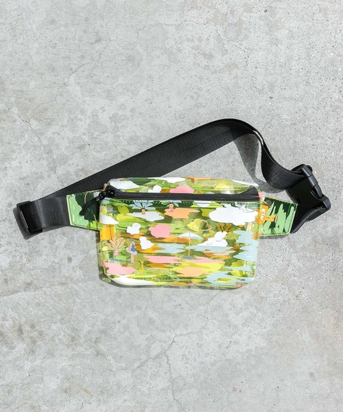 KiU（キウ） ウエストポーチ ウエストバッグ PVC クリアボディバッグ