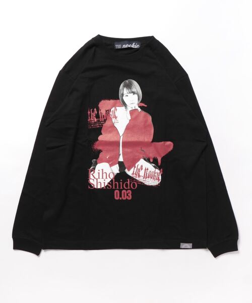 tシャツ 「THE nookie LOVE Riho Shishido」PORTRAIT TEE レディース メンズ tシャツ /THE nookie LOVE Riho Shishido/PORTRAIT L/S TEE