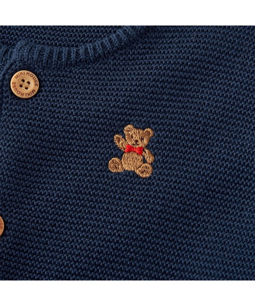 MIKI HOUSE（ミキハウス） カーディガン ミキハウスベア カーディガン