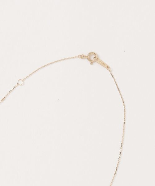 ネックレス イニシャルM／K10ダイヤモンドネックレス レディースの画像