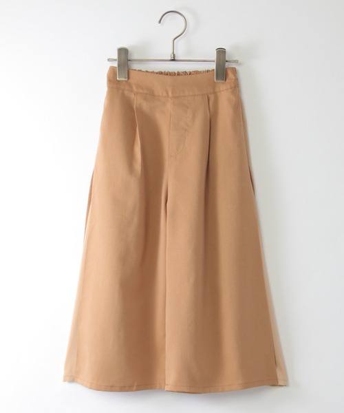 アキページです ikka（イッカ） パンツ サイド切り替えワイドパンツ（120~160cm