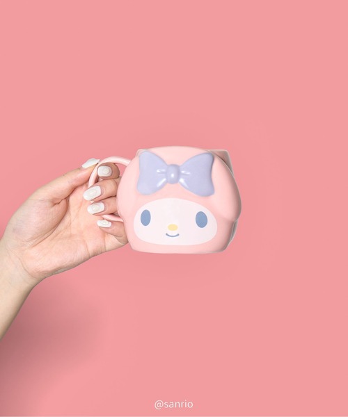 sanrio（サンリオ） タンブラー 「 」 陶器 ダイカット マグカップ
