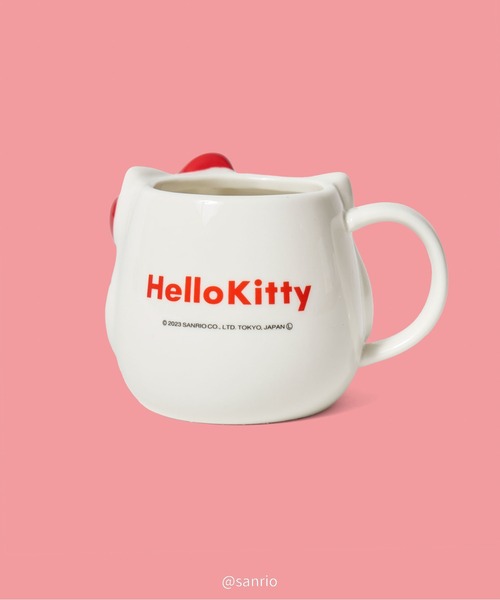 sanrio（サンリオ） タンブラー 「 」 陶器 ダイカット マグカップ
