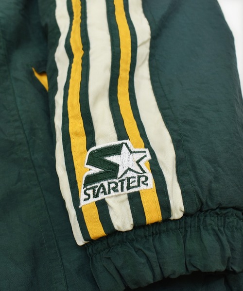 希少 90sスターター パッカーズ ナイロンジャケット　M STARTER ナイロンジャケット 「ヴィンテージ古着」90's