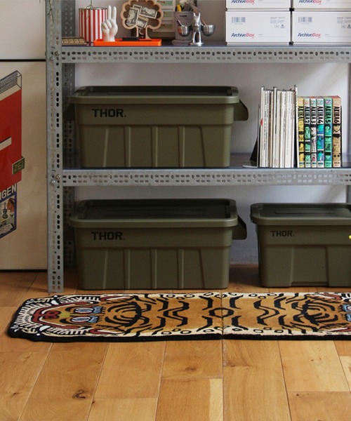 HIGHTIDE（ハイタイド） ラグ ラグマット Tibetan Tiger Rug H1-75