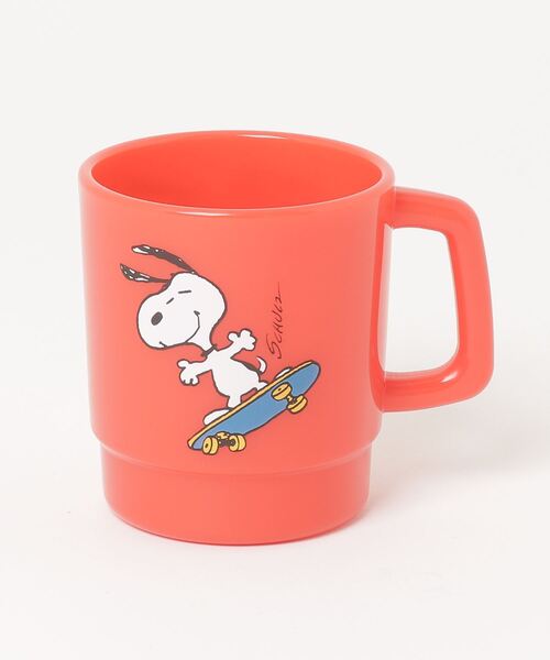 食器 メンズ 007  PEANUTS　PLASTIC MUG  /  ピーナッツ　プラスチックマグカップ｜zozo｜06