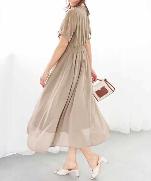 Kitta eva カシュクールワンピース alotta ワンピース インナー付カシュクールワンピース