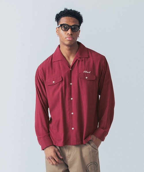 SILAS（サイラス） シャツ L/S ITALIAN COLLAR SHIRT JACKET メンズ