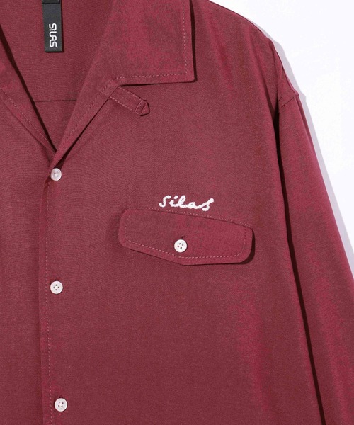 SILAS（サイラス） シャツ L/S ITALIAN COLLAR SHIRT JACKET メンズ