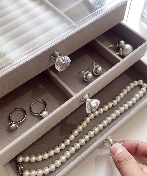 収納 ジュエリー3段ケース : ZOZOTOWN Yahoo!店 - 通販 - Yahoo