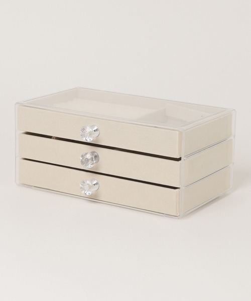 収納 ジュエリー3段ケース : ZOZOTOWN Yahoo!店 - 通販 - Yahoo