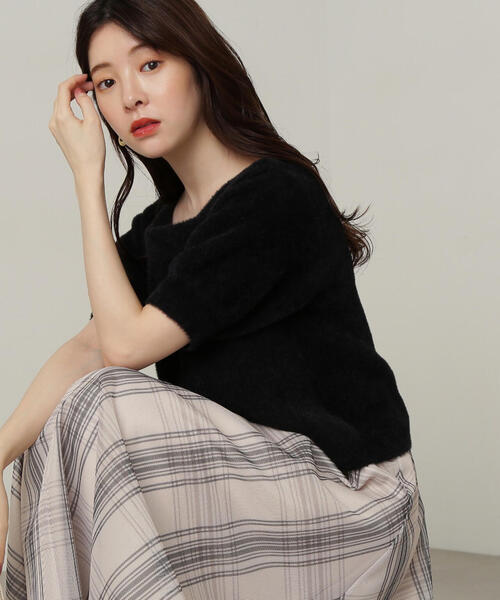 PROPORTION BODY DRESSING ニット セーター ミニフェザーニット