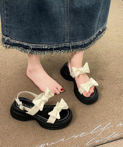 shopnikoniko（ショップにこにこ） 厚底 スポーツサンダル サンダル