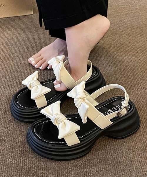 shopnikoniko（ショップにこにこ） 厚底 スポーツサンダル サンダル