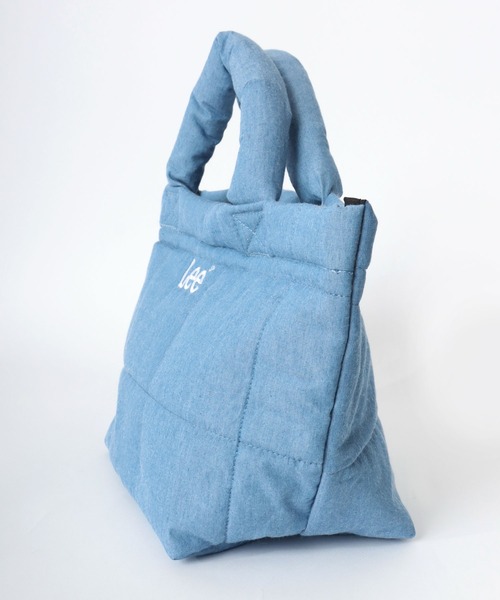 Lee　ハート刺繍のスクエアバッグ Lee ハート刺繍のスクエアバッグ ハート刺繍スクエアトート