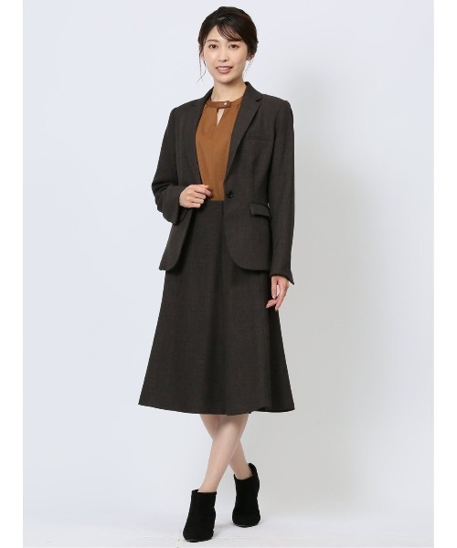 【関税込】DVF ★エレガントな魅力溢れる★ブリッジスカート m.f.editorial スカートスーツ 「ストレッチ ウォッシャブル