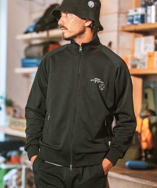 seventy seven ブルゾン アウター mj10145- W zip line jersey track