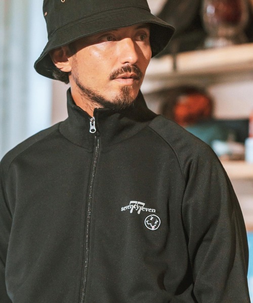 seventy seven ブルゾン アウター mj10145- W zip line jersey track
