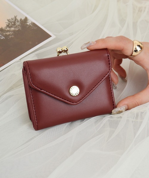 Legato Largo 財布 Largo メール型がま口三つ折り財布