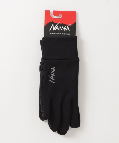 ナンガ ポーラテック グローブ　手袋　ブラック Mサイズ　NANGA MEN , WOMEN】NANGA ポーラテック パワーストレッチ グローブ