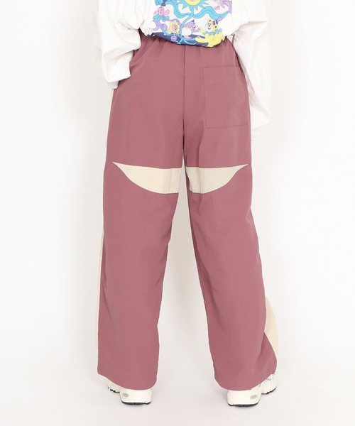PUNYUS パンツ ラインデザインナイロンパンツ レディース メンズ