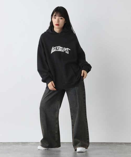 【完売品】JEANASIS【Les Fleurs】スウェットZIPパーカー JEANASIS（ジーナシス）の「【Les Fleurs】スウェットZIP