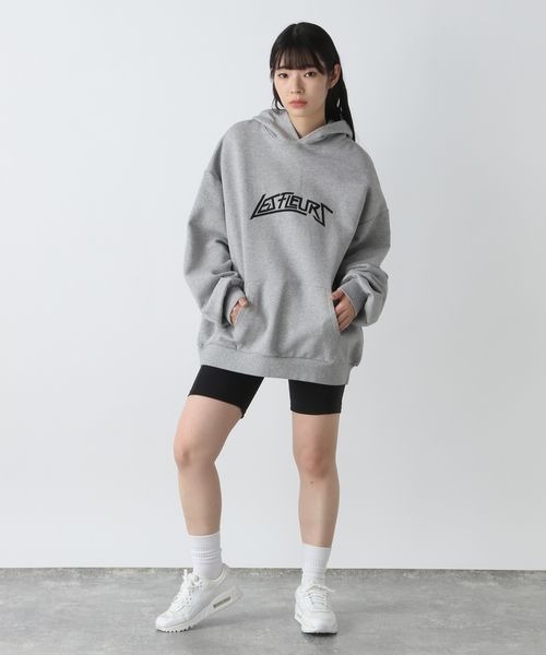 JEANASIS tシャツ 「Les Fleurs」アレンジロゴスウェット