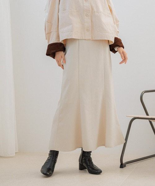 LOWRYS FARM スカート ウールライクマーメイドスカート 133396